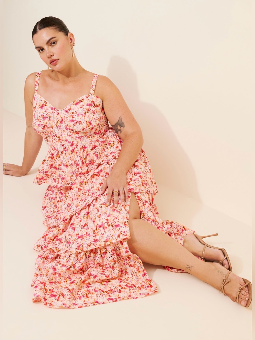 Midsummer Eyelet Maxi Dress